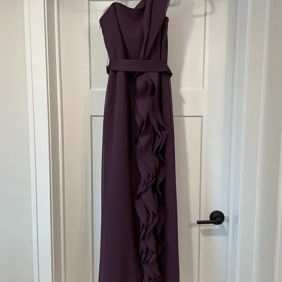 Vera Wang White Dress - Plum - Picture 5 of 5